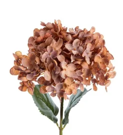 Fleur artificielle en papier hortensia coloris violet - H 65 cm