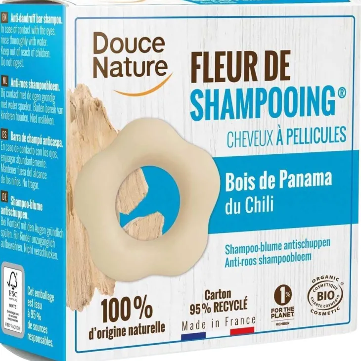 Fleur shampooing solide anti pelliculaire 85g bio