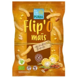 Flip’O maïs cacahuètes bio sans gluten Pural - 100 g