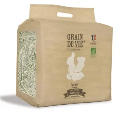 Foin bio XL pour petits mammifères Grain de vie - 150 L