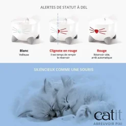 Fontaine à eau pour chat Catit Pixi - 2,5 L