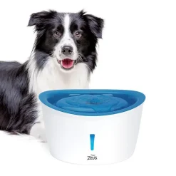 Fontaine à eau pour chien coloris blanc Zeus - 6 L
