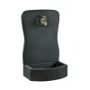 Fontaine murale en pierre reconstituée coloris anthracite Hairie Grandon - 81 cm