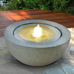 Fontaine Villa Fontania en Demi-sphère avec LED
