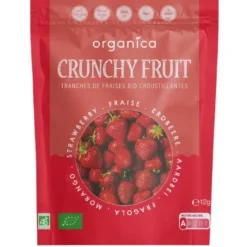 Fraises lyophilisées bio Organica - 12 g