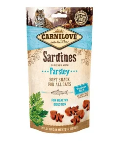 Friandise pour chat snack demi-sec à la sardine Carnilove - 50 g