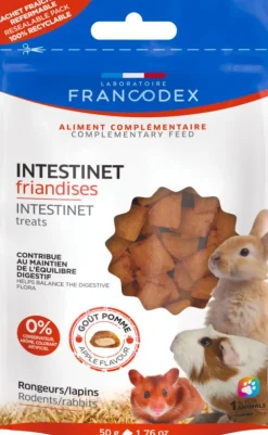 Friandises intestinet pour NAC goût pomme Francodex - 50 g