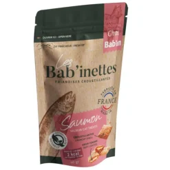 Friandises pour chat au saumon Bab'in Les Bab'inettes - 60 g