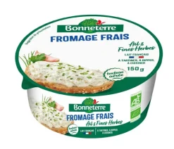 Fromage frais aux fines herbes bio Bonneterre - 150 g