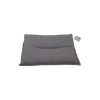 Galette de chaise bistrot coloris gris en coton - 38 x 28 cm