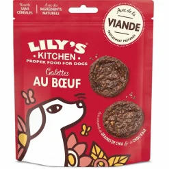 Galettes au bœuf friandises pour chien Lily’s Kitchen - 70 g