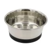 Gamelle en inox avec ventouse pour chien - 14 cm