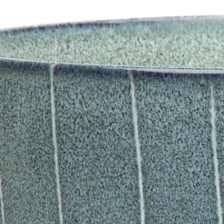 Gamelle pour chien en grès coloris gris avec rayures Reactive Glaze Scruffs - 13 x 13 x 5 cm