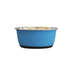 Gamelle pour chien et chat coloris bleu mat en inox Tyrol – 950 ml