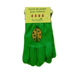 Gants enfant coccinelle vert clair