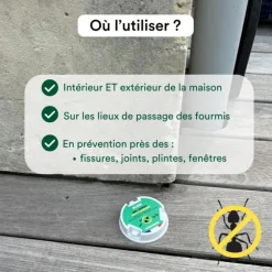 Gel appât anti-fourmis effet radical en 48h Bleen - 6 boîtes