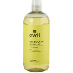 Gel douche Zeste de citron à l'aloe vera Bio Avril - 500 ml