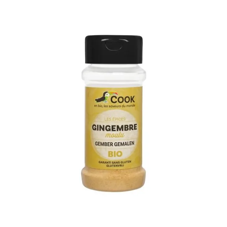 Gingembre en poudre bio en pot de 30 g