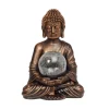 Globe solaire Buddha coloris transparent effet blanc froid Smartgarden - 36,5 x 26 x 22 cm