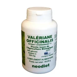 Gélules de valériane bio en boite de 200 unités