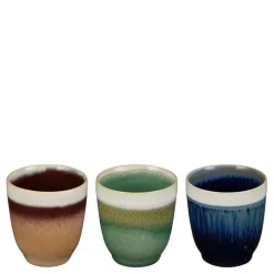 Gobelet en grès de couleur Abbi - Ø 7 x H 7,5 cm