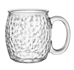 Gobelet forme chope en verre transparent Bartender 54,5 cl - 14 x 11 cm