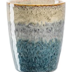 Gobelet Matera beige/gris/bleu Matera - Ø 8 x H.10 cm