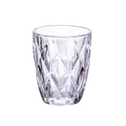 Gobelets en verre transparent Diamond - 6 x 240 ml