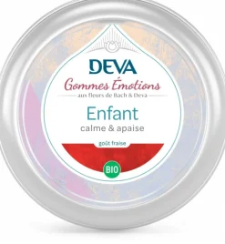Gommes enfant calme et apaise bio et vegan goût fraise Deva - 45 g