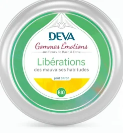Gommes libérations des mauvaises habitudes bio et vegan goût citron Deva - 45 g