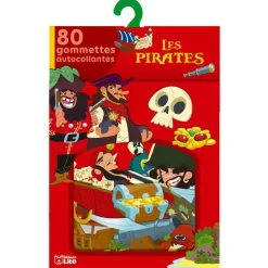 Gommets pour enfants Les pirates éditions Lito - 80 gommettes