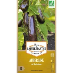 Graines d'aubergine de Barbentane bio Ferme de Sainte Marthe - graines à semer
