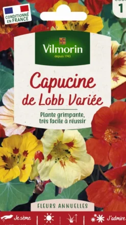 Graines de Capucine de Lobb variée Vilmorin - graines à semer
