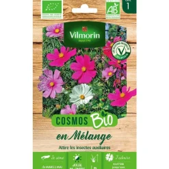Graines de Cosmos bio en mélange Vilmorin - graines à semer