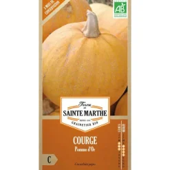 Graines de courgette pomme d'or bio Ferme de Sainte Marthe - graines à semer
