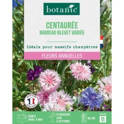 Graines de fleurs de Centauree barbeau bleuet variée botanic®