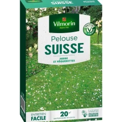 Graines de gazon à semer pelouse suisse Vilmorin - 500 g