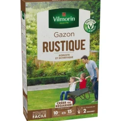 Graines de gazon à semer rustique Vilmorin - en étui de 250 g