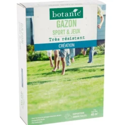 Graines de gazon à semer sports et jeux pour création botanic® - 1 kg