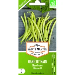 Graines de haricot nain major beurre bio Ferme de Sainte Marthe - graines à semer