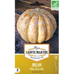 Graines de melon délice de la table bio Ferme de Sainte Marthe - graines à semer