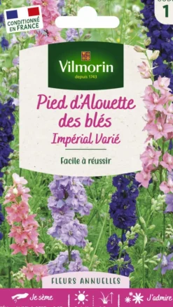 Graines de Pied d’Alouette des blés Impérial varié variée - graines à semer