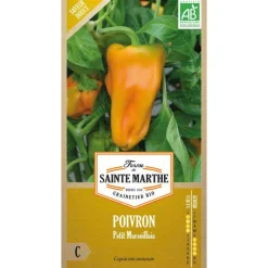 Graines de poivron Petit Marseillais bio Ferme de Sainte Marthe - graines à semer