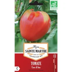Graines de tomate cœur de bœuf bio Ferme de Sainte Marthe - graines à semer