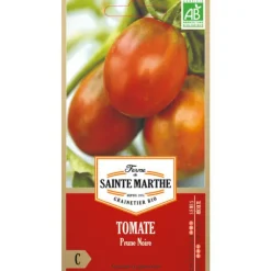 Graines de Tomate prune noire bio Ferme de Sainte Marthe - graines à semer