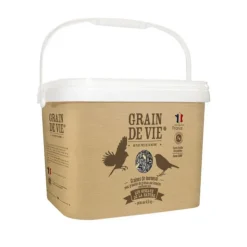 Graines de tournesol et granulés aux insectes pour oiseaux Grain de Vie - 4,5 kg