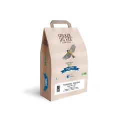 Graines de tournesol noir pour oiseaux grain de vie bio Grain de Vie - 5 kg