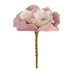 Grande fleur violette en mousse - Ø 25 x H 77 cm