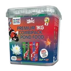 Granulés pour capes koïs - HIKARI Staple & Gold Mini Combi Pack - 1kg, 3.5-4mm