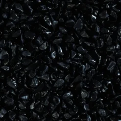 Graviers décoratifs de marbre noir ébène 7 à 15 mm en sac de 10 kg
